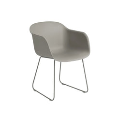 Fiber Armchair Sled Grey - view 1
