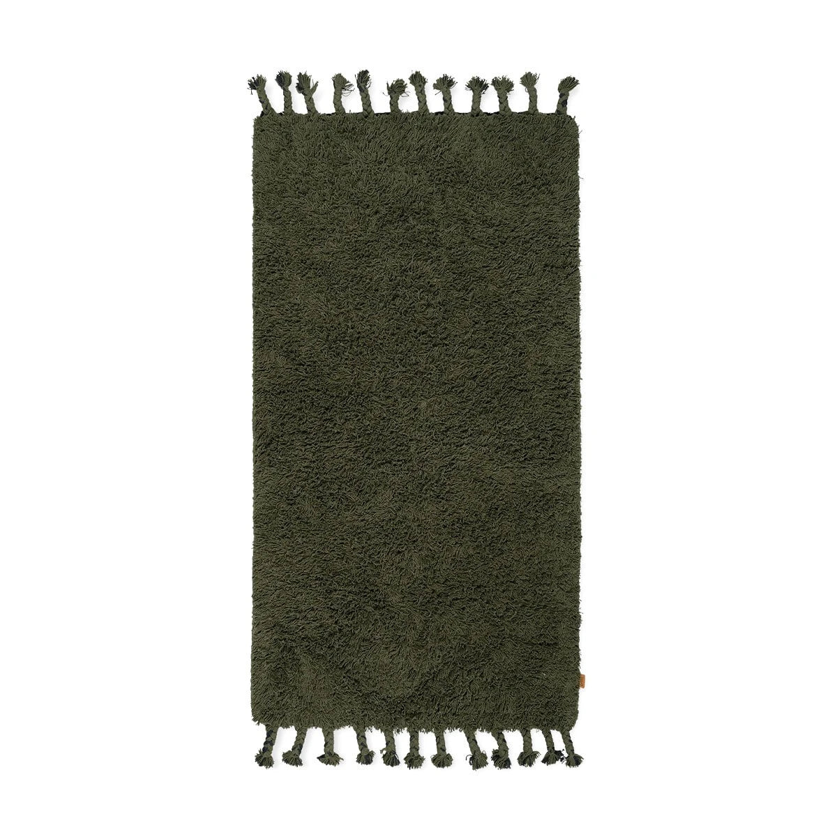 Amass Long Pile Runner 70 x 140 Olive - view 1