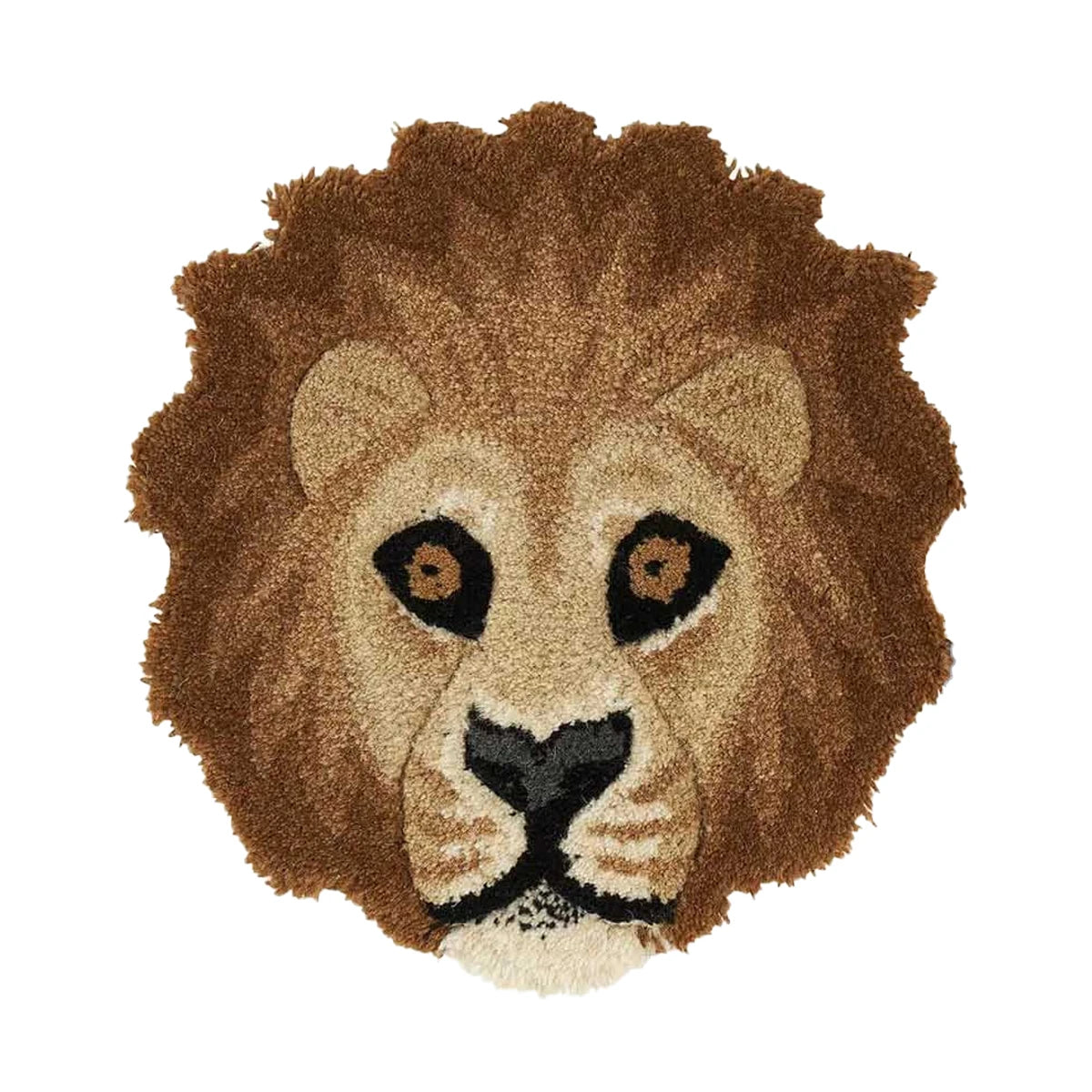 Moody Lion Head Rug - view 1