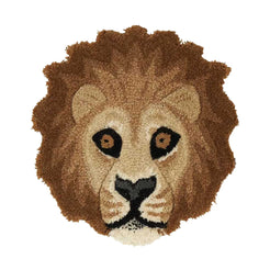 Moody Lion Head Rug - view 1