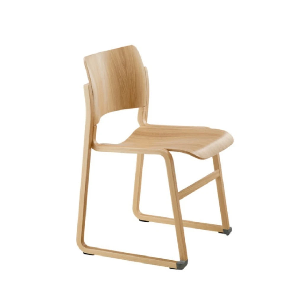 40/4 Side Chair Oak Veneer Wood - view 1