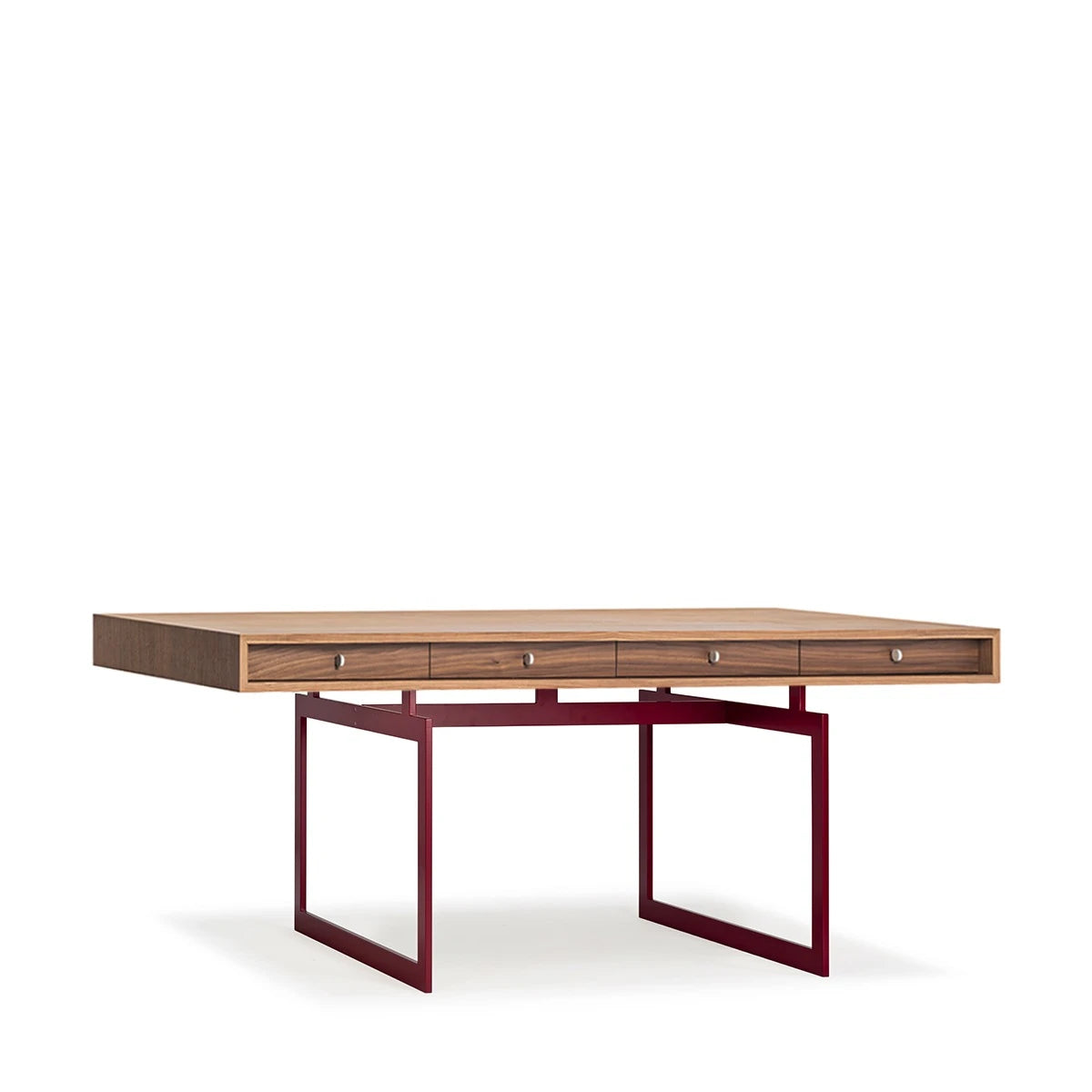 Office Desk Walnut-Japanese Red - view 1