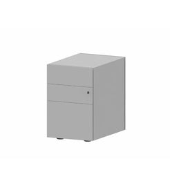 Less Pedestal Silver AG 3-Drawer Mobile Storage - view 1