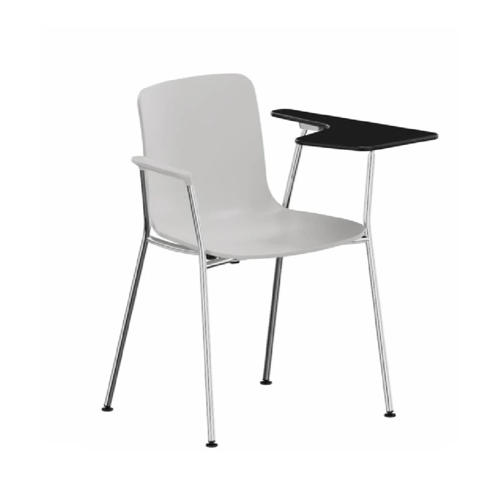HAL RE Tube Arm W Black Tablet Right Cotton White Chromed Office Chair - view 1