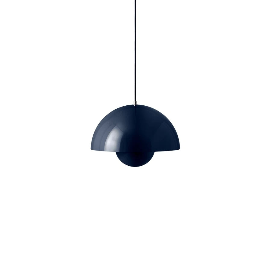 Flowerpot Pendant VP7 Steel Blue - view 1