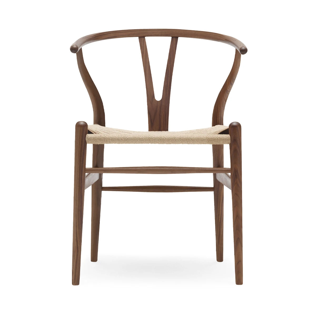 CH24 Wishbone Chair Walnut Oil Natural Paper Cord - view 1