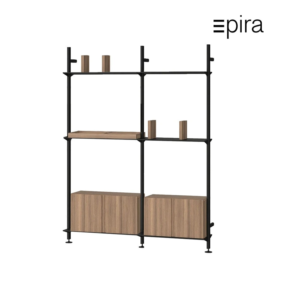 Pira G2 Wall Mounted H200 Black Grey Frame - view 1