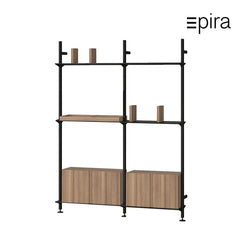 Pira G2 Wall Mounted H200 Black Grey Frame - view 1