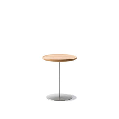 Pal Side Table 6751 Brushed Steel/Oak Light Oil - view 1