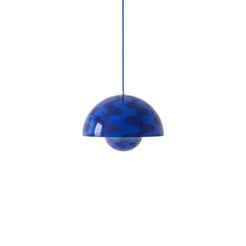 Flowerpot Pendant VP7 Cobalt Blue & Twilight Blue Pattern - view 1