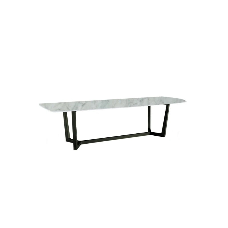 Concorde Table - Black Elm/Mat Carrara White/L. 240 - view 1