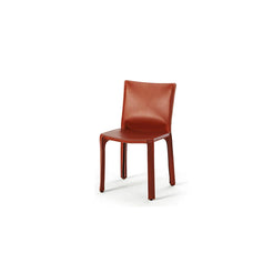 Cab 412 Chair (Saddle leather. Russina red) - view 1