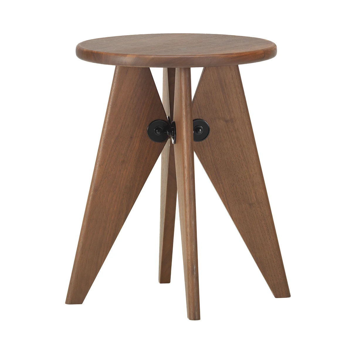 Tabouret Bois Solid American Walnut - view 1