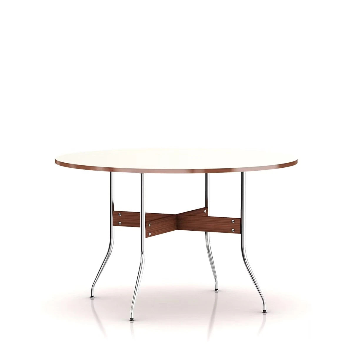 Nelson Swag Leg Dining Table Round White - view 1