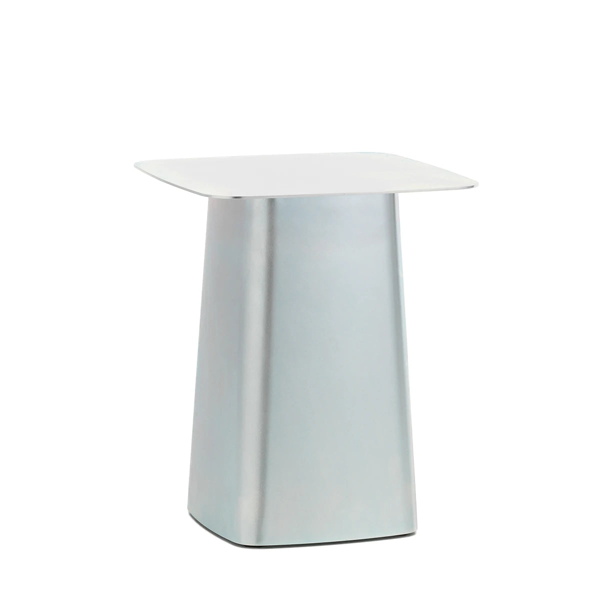 Metal Side Table Outdoor Small Galvanised - view 1