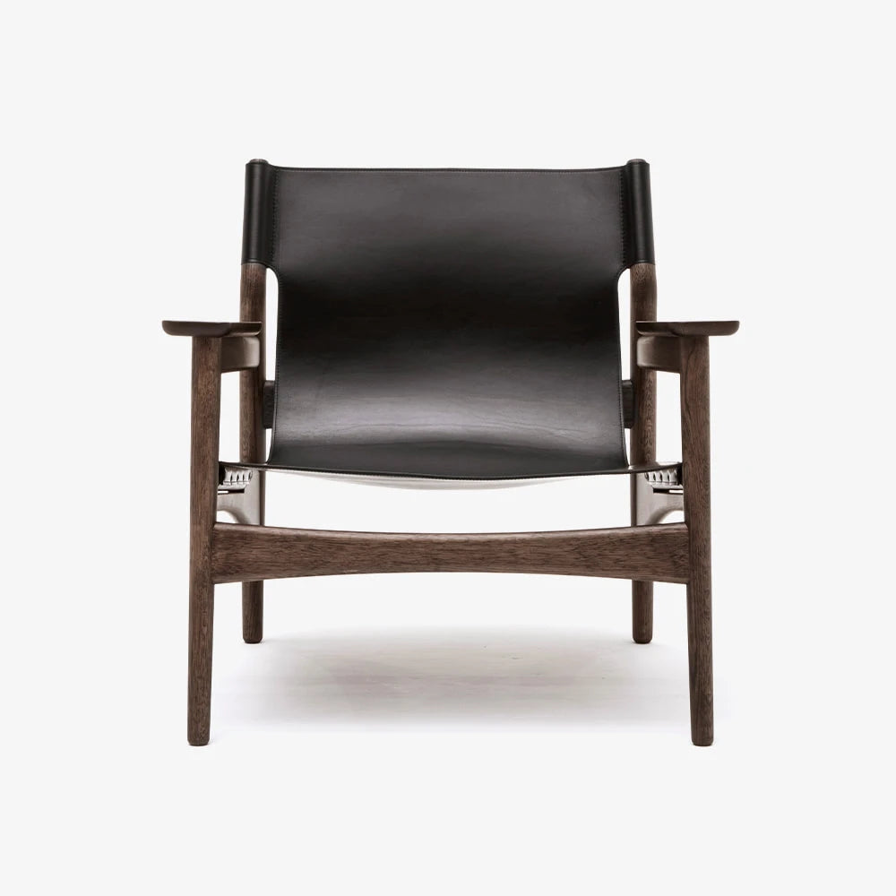 N-LC02 Chair Leather/Smoked Oak - view 1