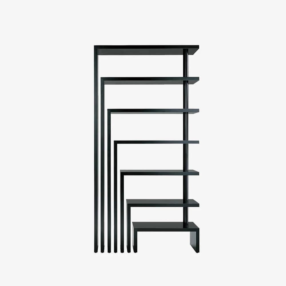 Joy Bookcase Seven Shelves Black - view 1