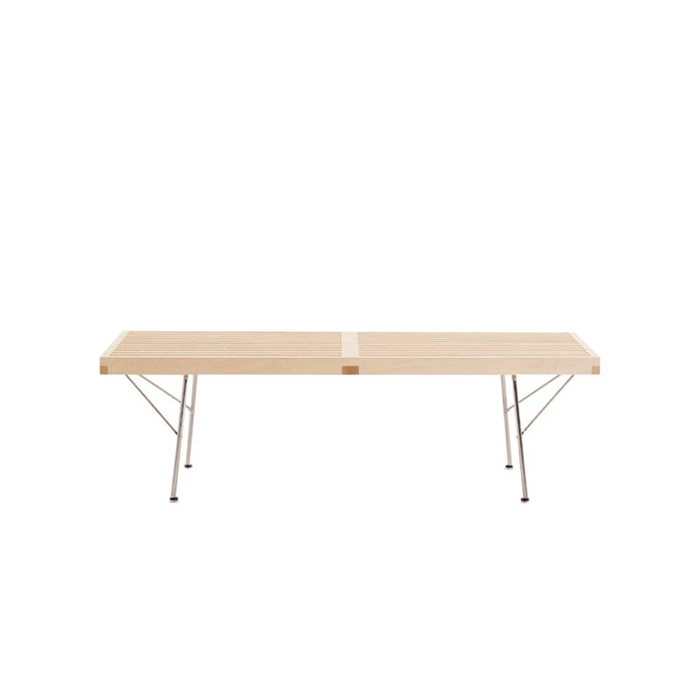 Nelson Platform Bench, Metal Base (Maple/152) - view 1