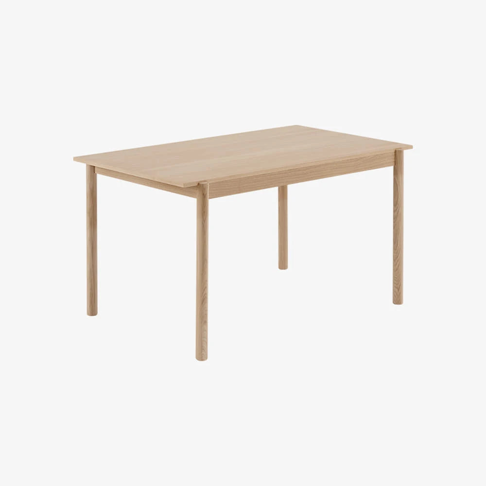 Linear Wood Table 140 Oak - view 1