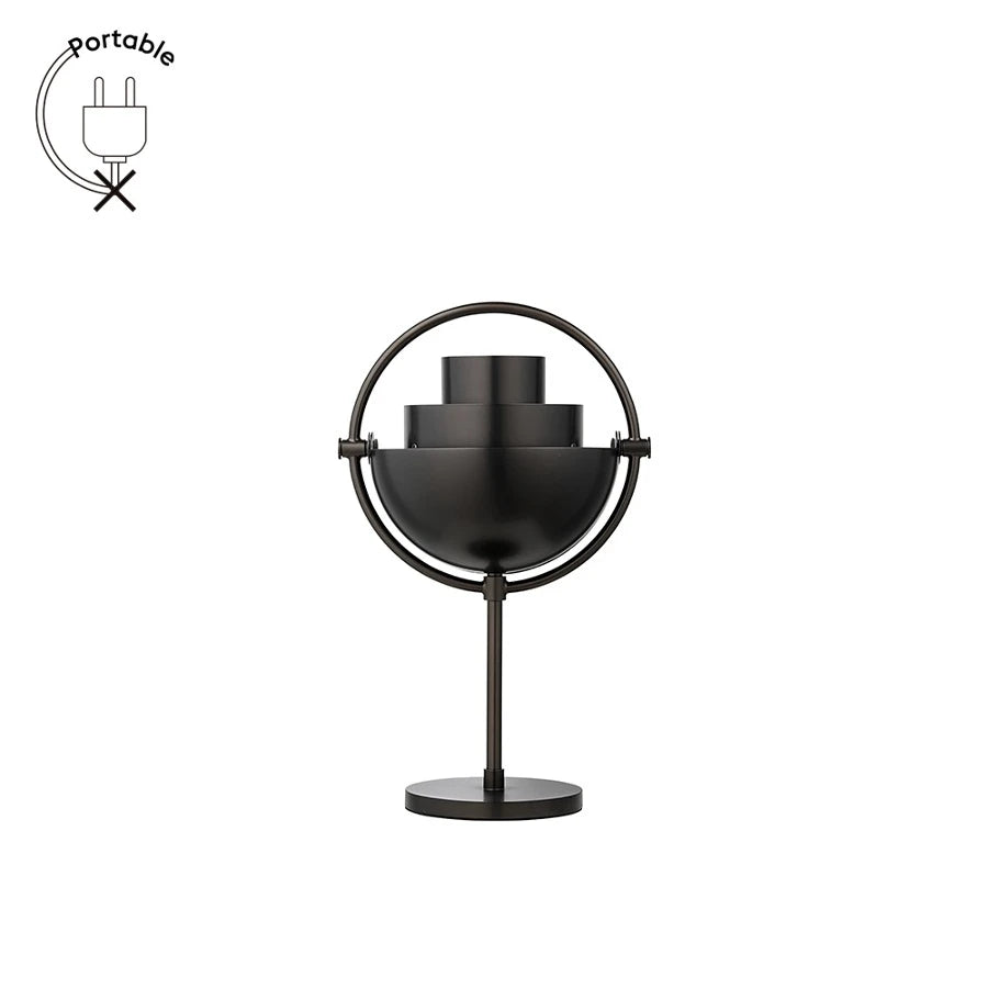 Multi-lite Portable Lamp Black Brass - view 1
