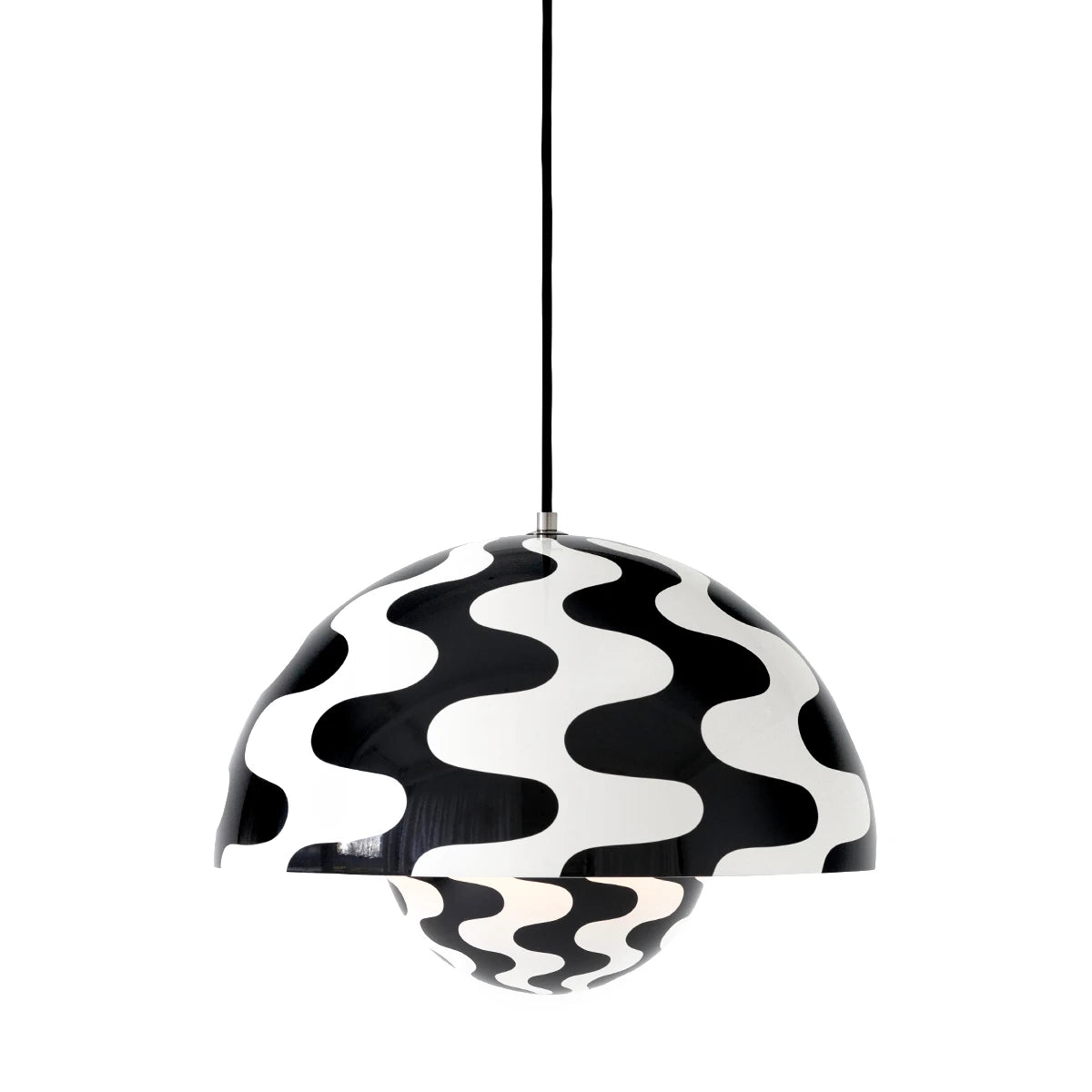 Flowerpot VP7 Black-White Pattern - view 1