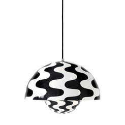 Flowerpot VP7 Black-White Pattern - view 1