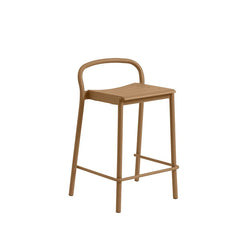 Linear Steel Counter Stool Burnt Orange - view 1