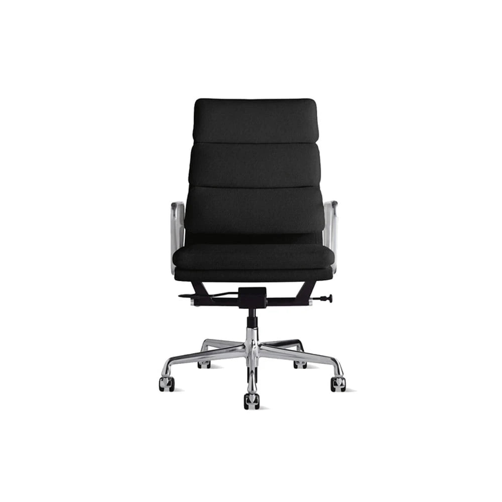 Eames Soft Pad Group Executive Chair (Prone Obsidian Leather) - view 1