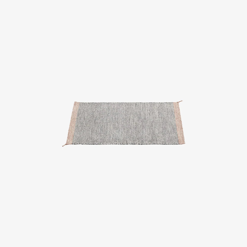 PLY RUG 140 x 85 BLACK/WHITE - view 1