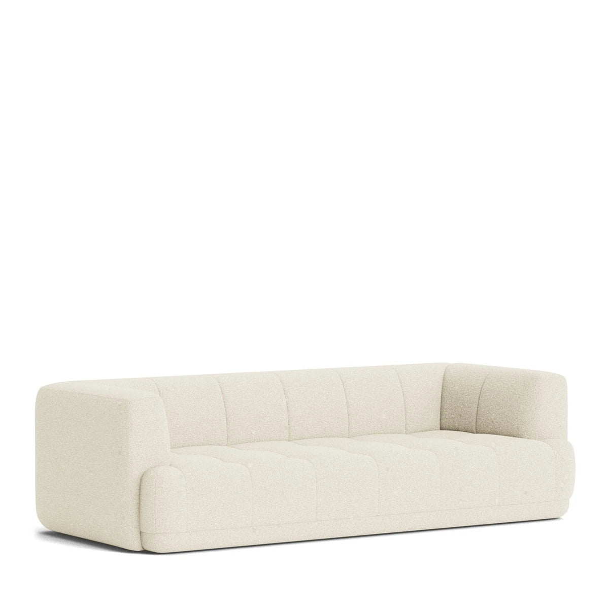Quilton 3 Seater Flamiber Cream A501 - view 1
