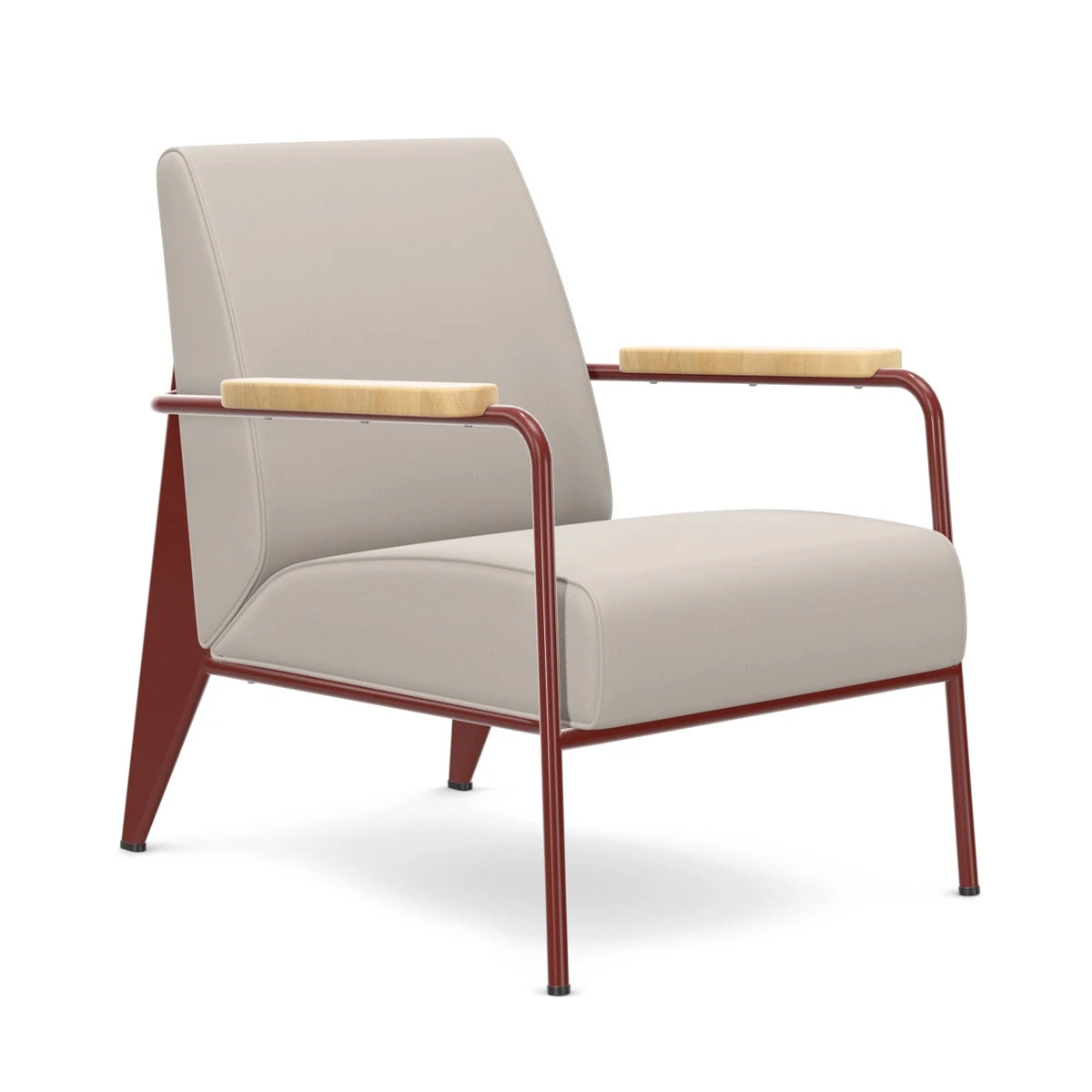 Fauteuil De Salon Twill-Pearl Japanese Red Oak Arm - view 1