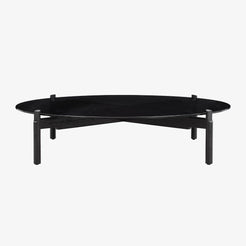 Notch Coffee Table Round Extra Large Black - view 1