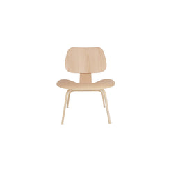 Eames Molded Plywood Lounge Chair, Wood Base (White Ash) - view 1