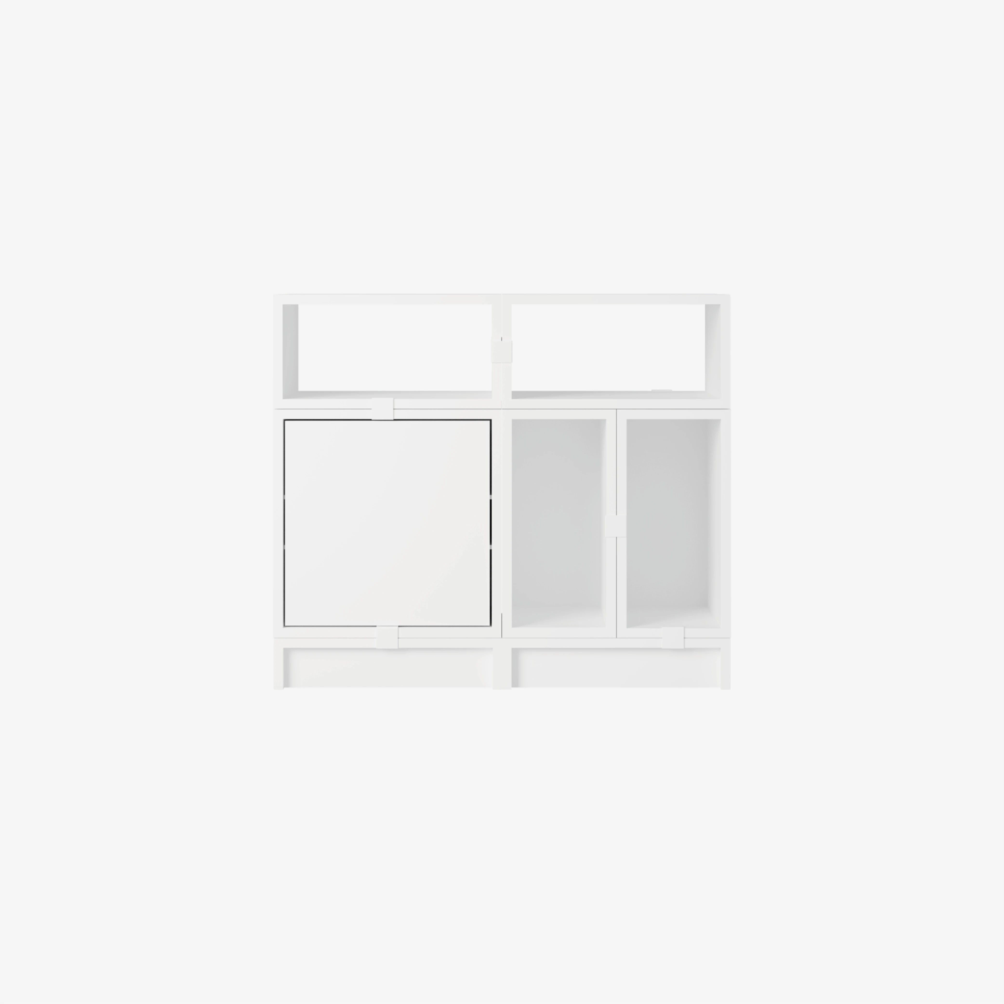 Stacked Storage System Office Storage Config.5 White - view 1