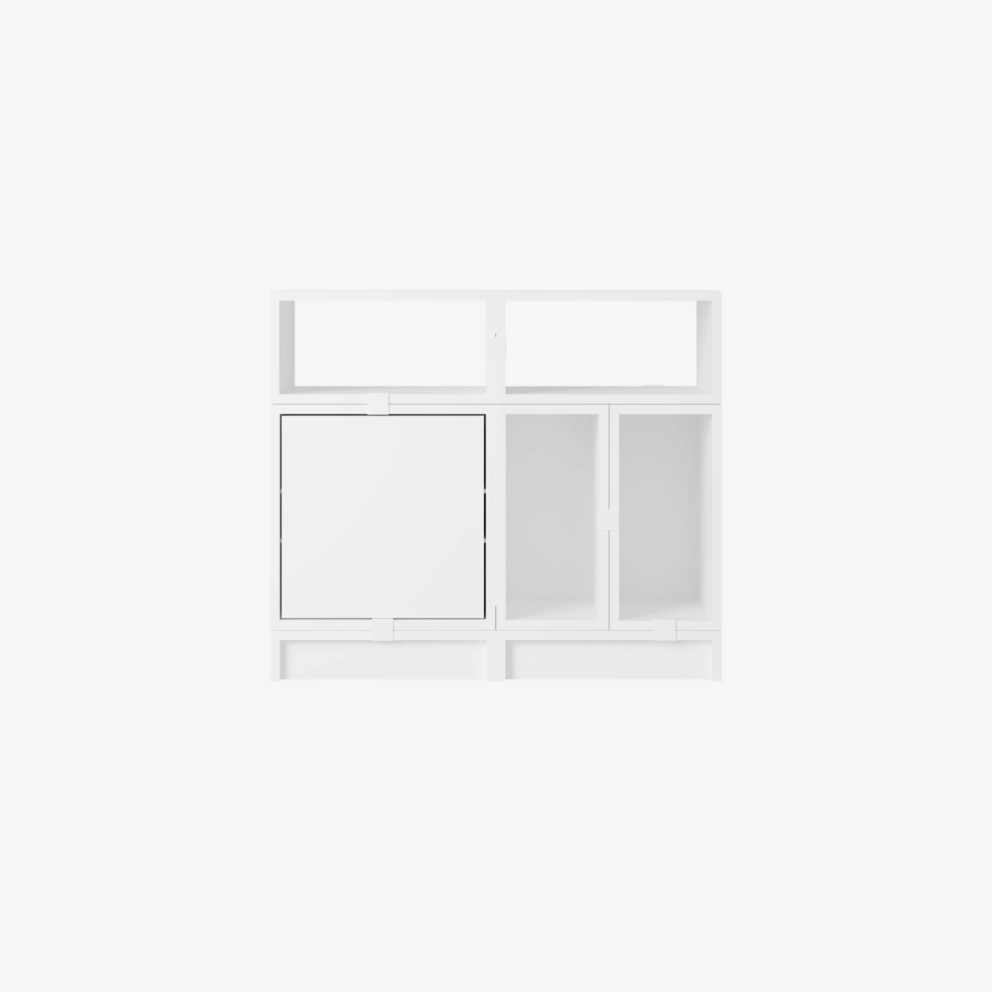 Stacked Storage System Office Storage Config.5 White - view 1