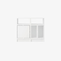 Stacked Storage System Office Storage Config.5 White - view 1