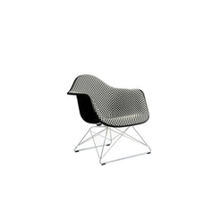 Eames Low Wire Base, Arm Shell (Checker / Chrome) - view 1