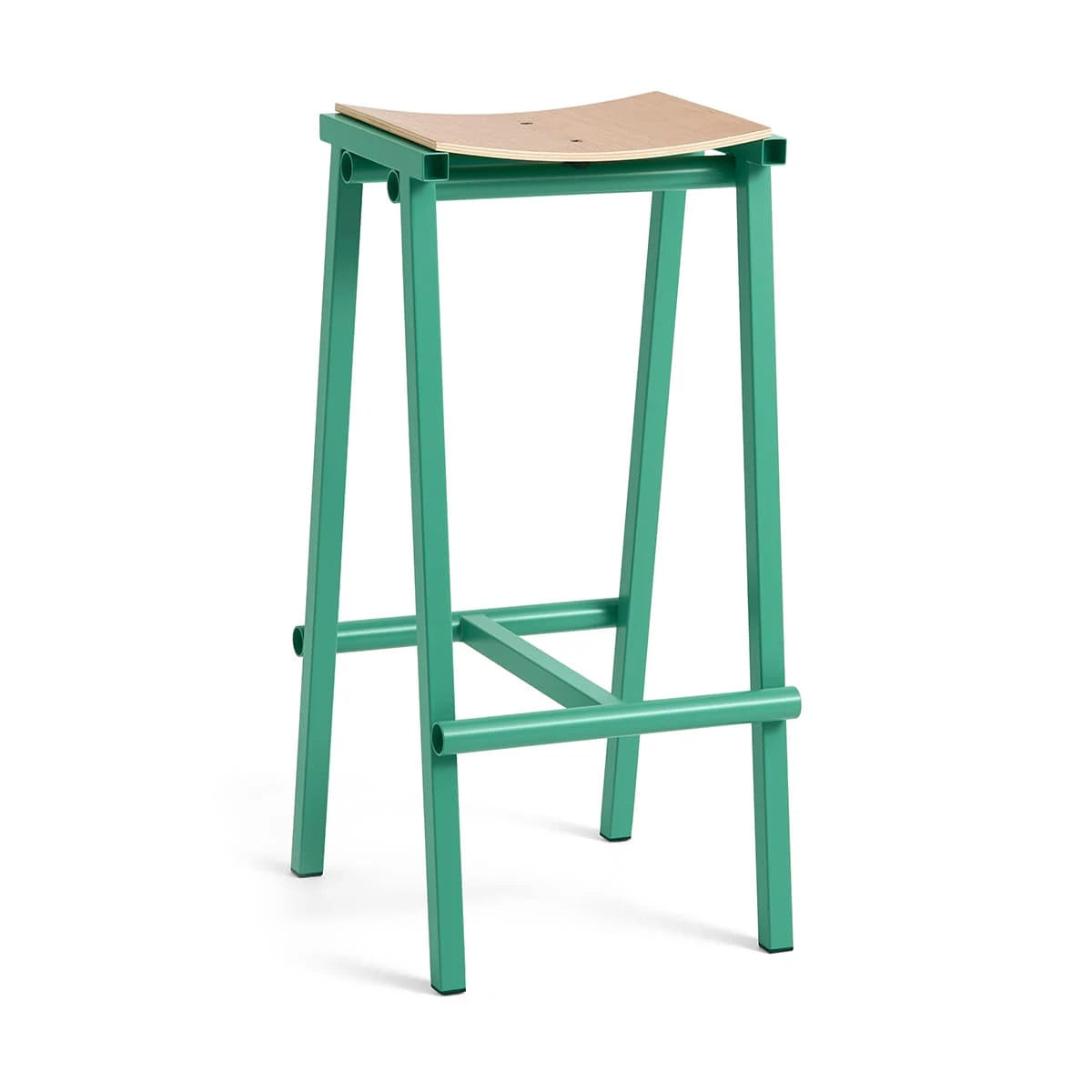 Taburete 8 Bar Stool Soft Jade-Oak - view 1