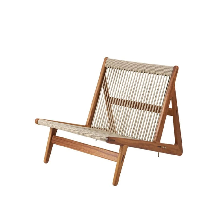 MR01 Initial Lounge Chair Solid Iroko - view 1