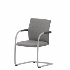 ID Visitor Trim Plano Light Grey Sierra Grey Fr Soft Grey Arm Dim Grey Chair - view 1