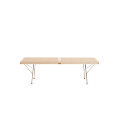Nelson Platform Bench, Metal Base (Maple/121) - view 1