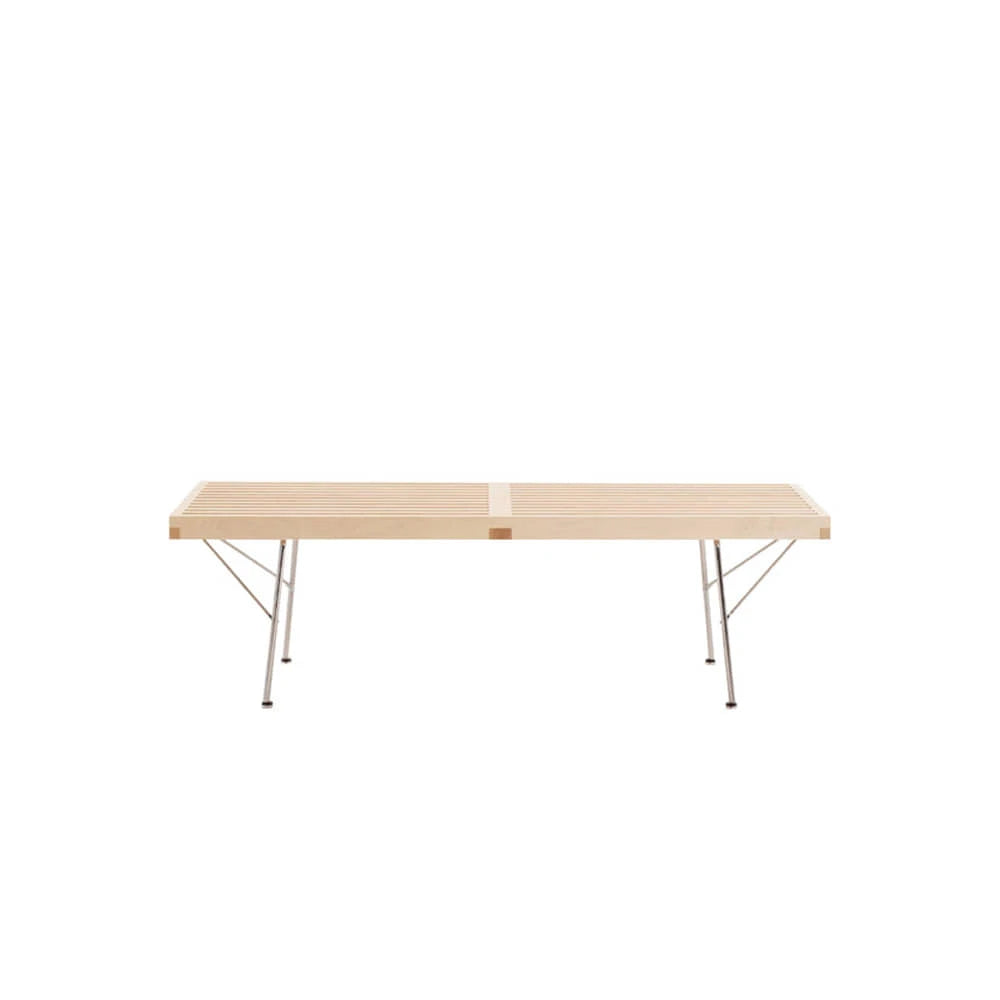 Nelson Platform Bench, Metal Base (Maple/121) - view 1