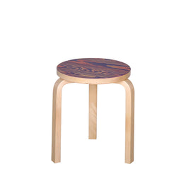 Stool 60 Coloring Pink And Purple Stool - view 1