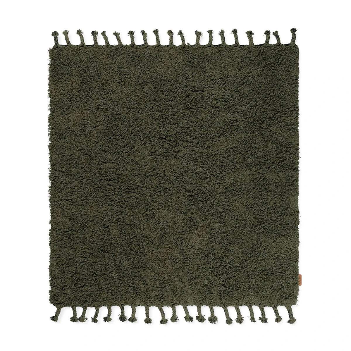 Amass Long Pile Rug Olive - view 1