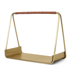 Port Wood Basket Brass - view 1