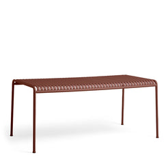 Palissade Table 170 x 90 Iron Red - view 1