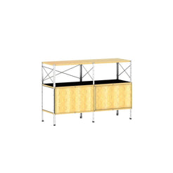 Eames Storage Unit 2 x 2 Door (Natural / Zinc) - view 1