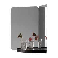 124° Mirror Medium Black Ash Tray - view 1