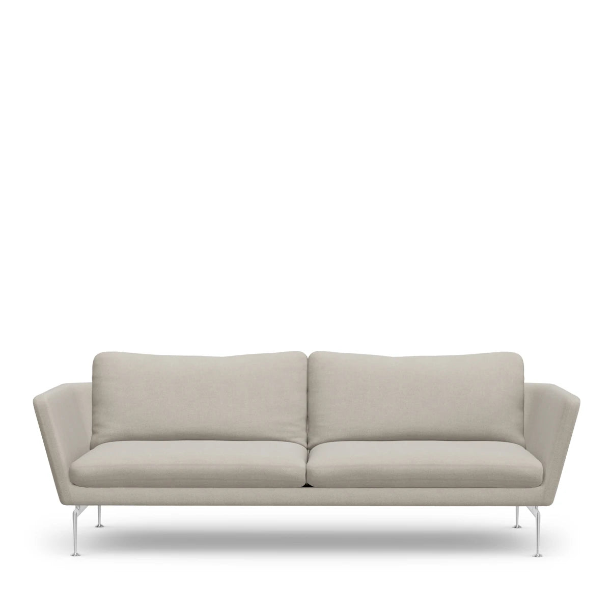 Suita Sofa 3Seater Classic Back Cushion fabric Dumet Beige Grey - view 1