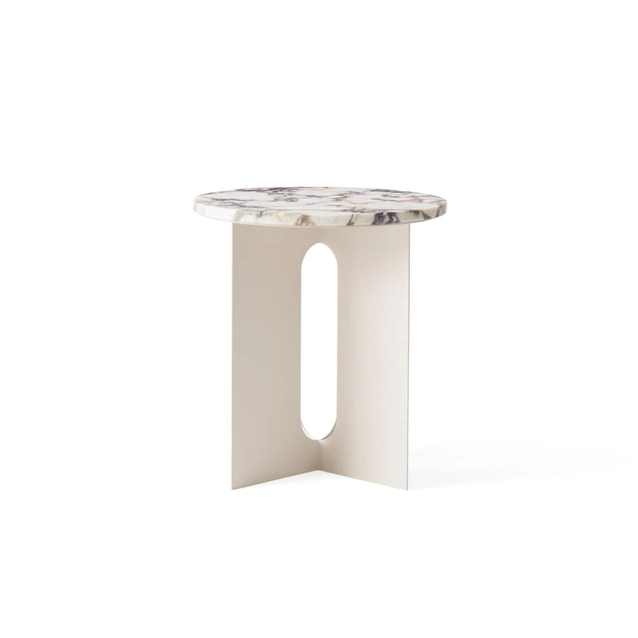 Androgyne Ivory Side Table Ø40 - view 1